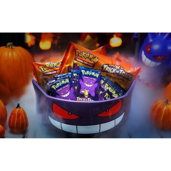 pokemon tcg booster pack halloween 2023 Trick or Trade Gengar & Pikachu Trick or Trade Spooky Surprises Lurk Inside Pokemon TCG Halloween Trick Or
